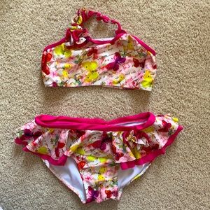 Isobella & Chloe Butterfly Bikini (size 7-8)